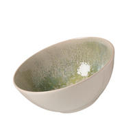 MÜZLIS TÁL  - krém/zöld, Design, kerámia (17/17/7cm) - Ritzenhoff Breker