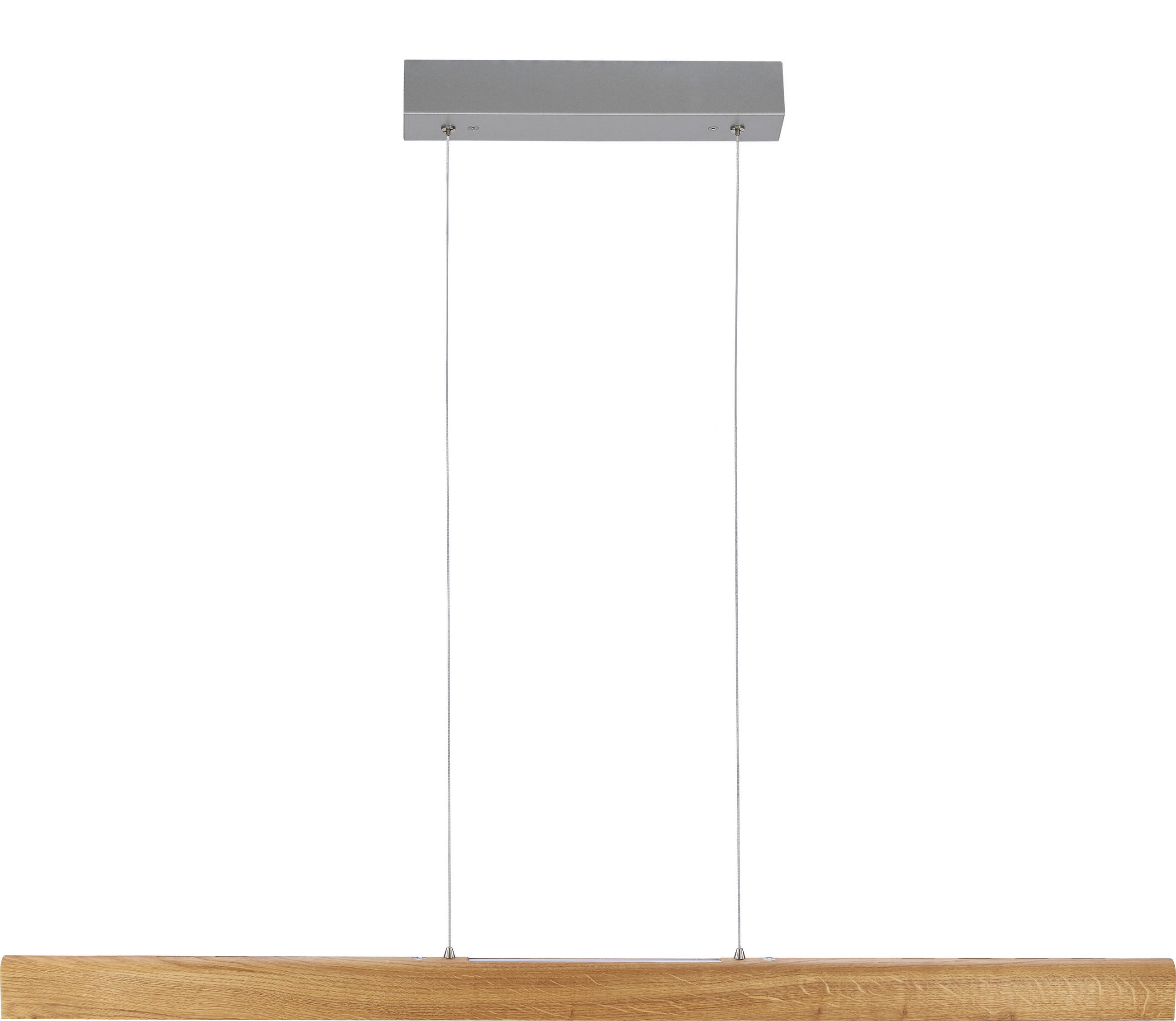 LED-HÄNGELEUCHTE Emilia 121/95-160 cm   - Natur, Holz (121/95-160cm) - Herzblut