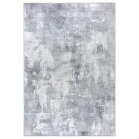 KOBEREC TKANÝ NA PLOCHO, 130/190 cm, šedá, ecru - šedá/ecru, Design, textil/plast (130/190cm) - Lindorug