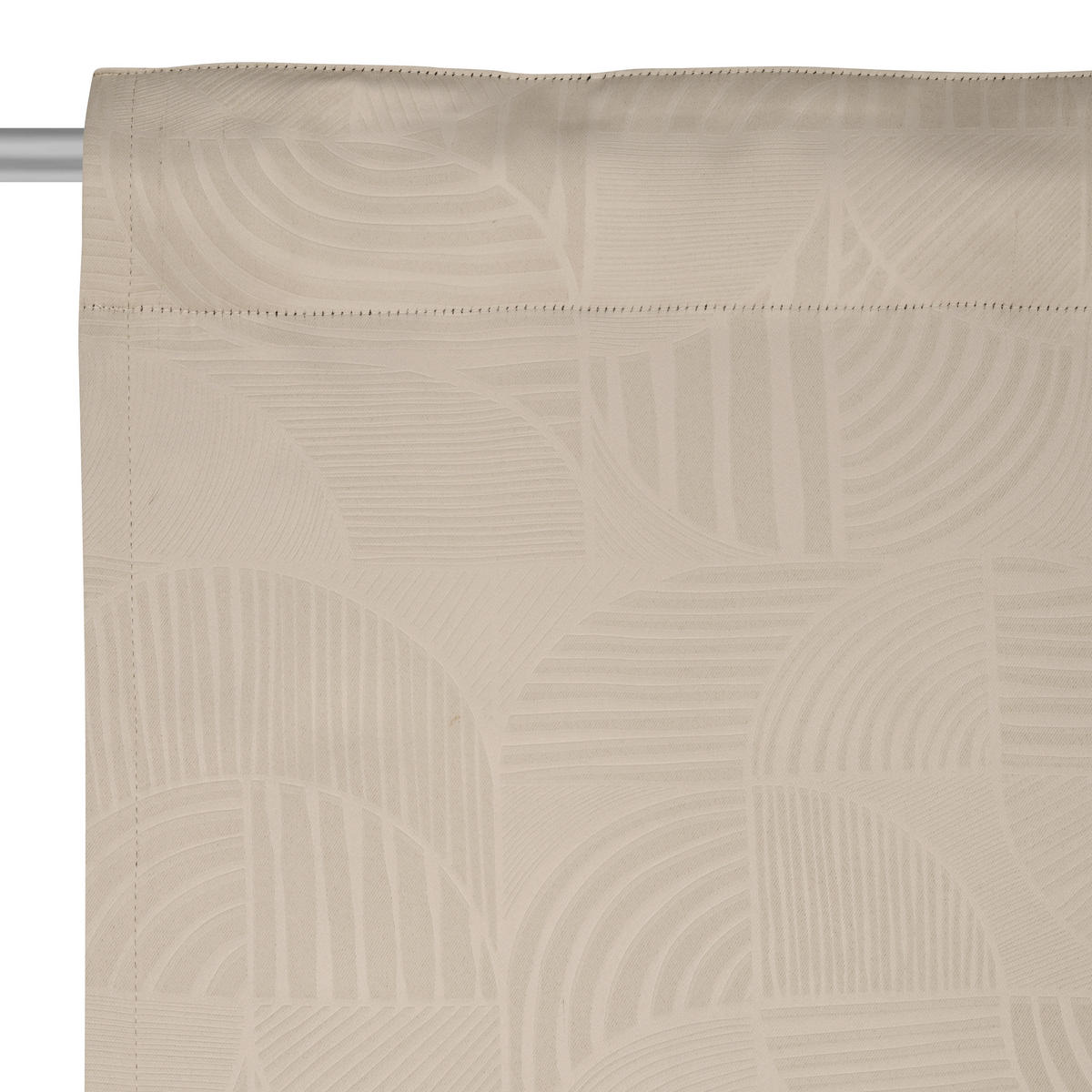 GARDINLÄNGD ej transparent  - taupe, Basics, textil (135/245cm) - Esposa