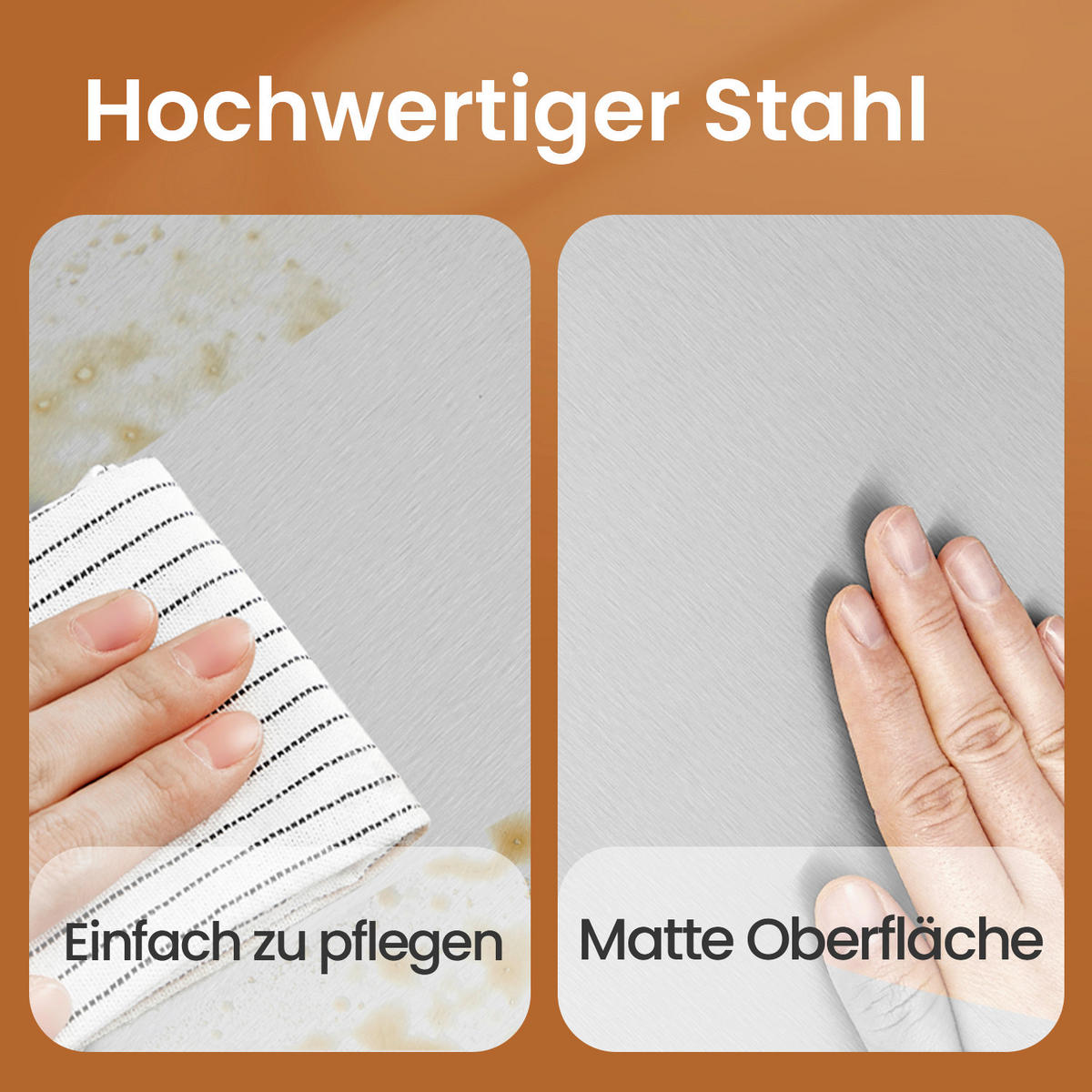 ABFALLSAMMLER 45 L  - Silberfarben/Schwarz, Basics, Kunststoff/Metall (60,5/48,5/35cm)