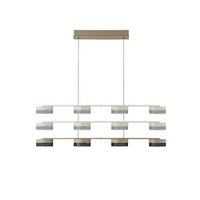 LED-HÄNGELEUCHTE 110/11,5/150 cm  - Greige, Design, Metall (110/11,5/150cm) - Hell