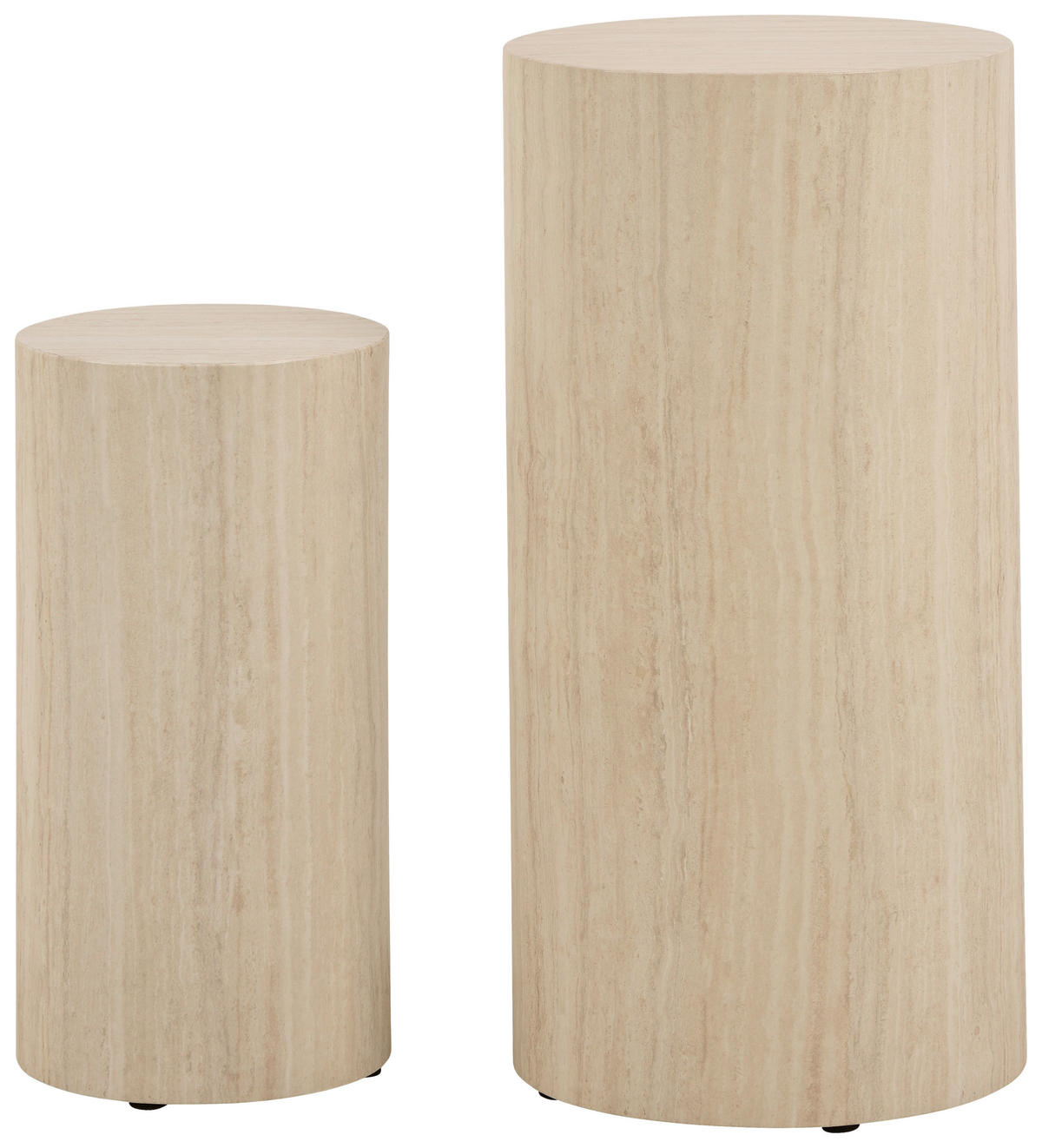 BLUMENTISCHSET Holzwerkstoff  - Sandfarben, Design, Holzwerkstoff (25/35/25/35/50/70cm)