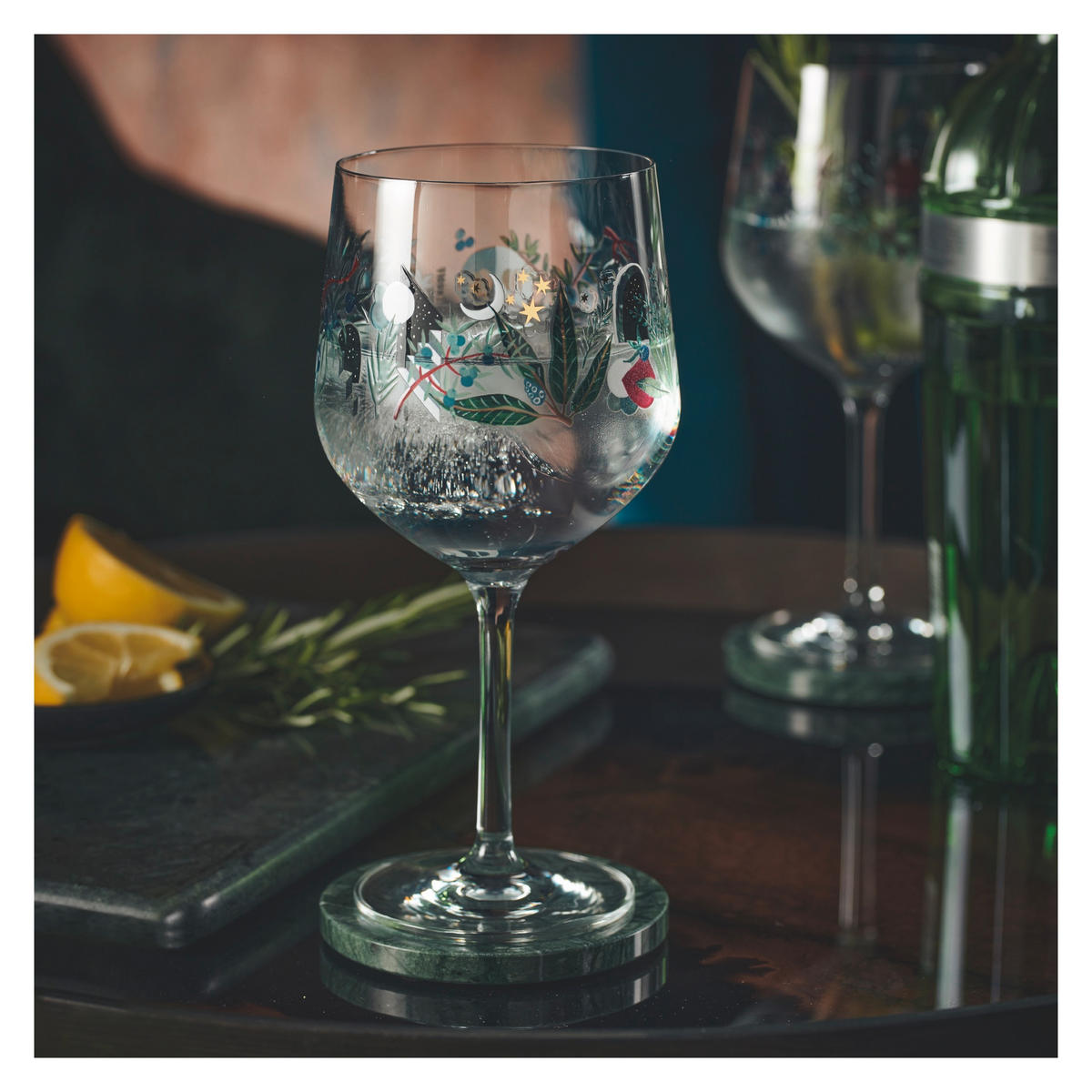 GINGLAS 720 ml 2-teilig  - Multicolor, LIFESTYLE, Glas (10,7/10,7/21,8cm) - Ritzenhoff