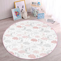 KINDERTEPPICH  Wohnzimmer 120/120 cm Multicolor rund  - Multicolor, Basics, Textil (120/120cm)