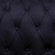 CHESTERFIELD-SOFA Webstoff Schwarz  - Wengefarben/Schwarz, LIFESTYLE, Holz/Textil (180/76,5/96cm) - Landscape
