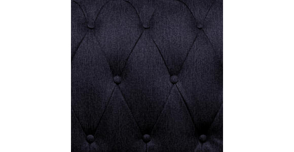 CHESTERFIELD-SOFA Webstoff Schwarz  - Wengefarben/Schwarz, LIFESTYLE, Holz/Textil (180/76,5/96cm) - Landscape