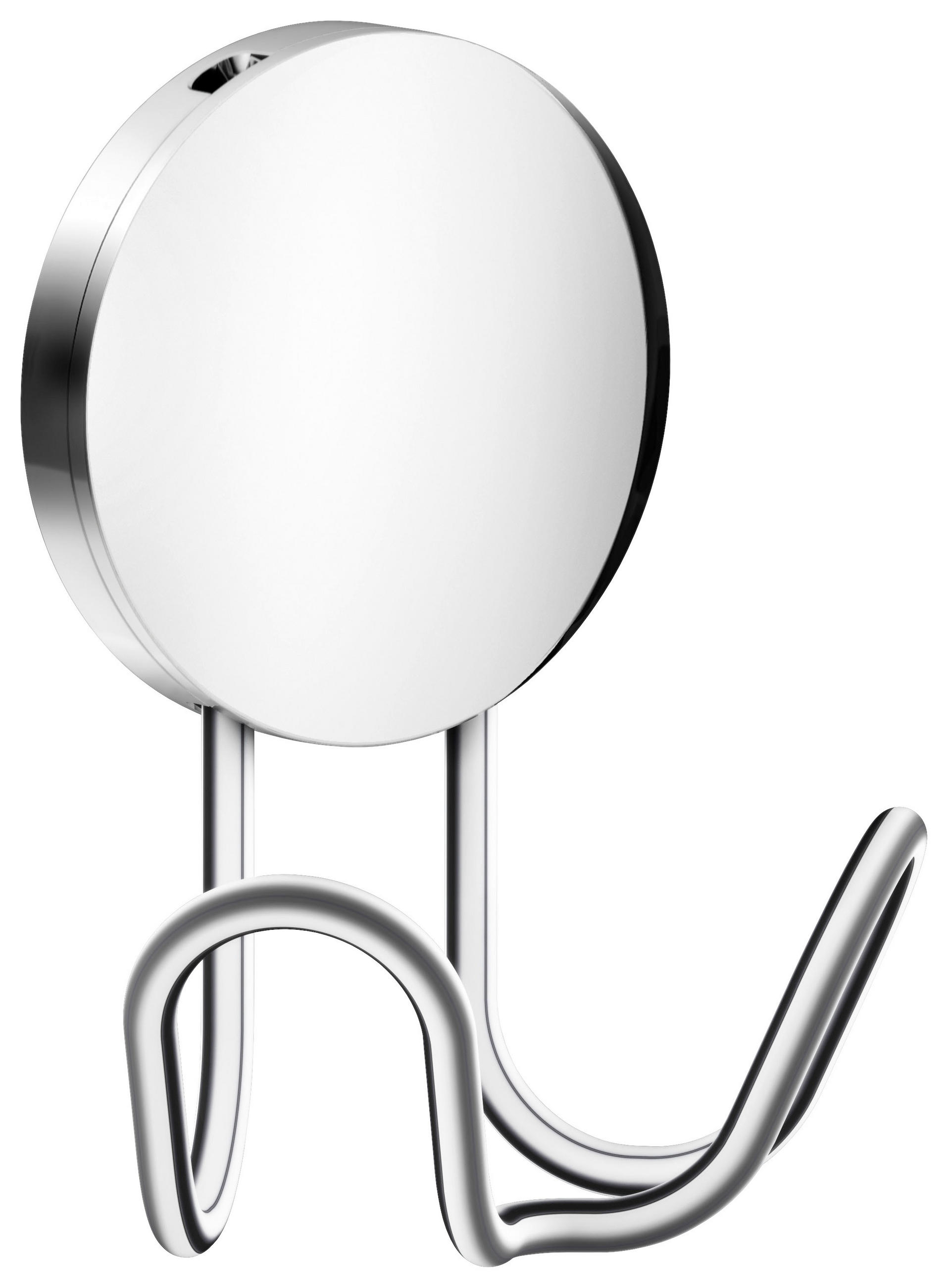 HANDTUCHHAKEN in Chromfarben  - Chromfarben, Basics, Metall (7,2/9/4,4cm)