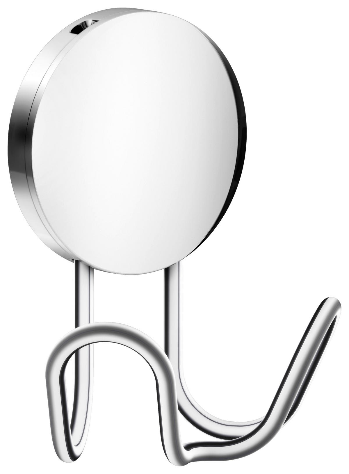 HANDTUCHHAKEN in Chromfarben  - Chromfarben, Basics, Metall (7,2/9/4,4cm)