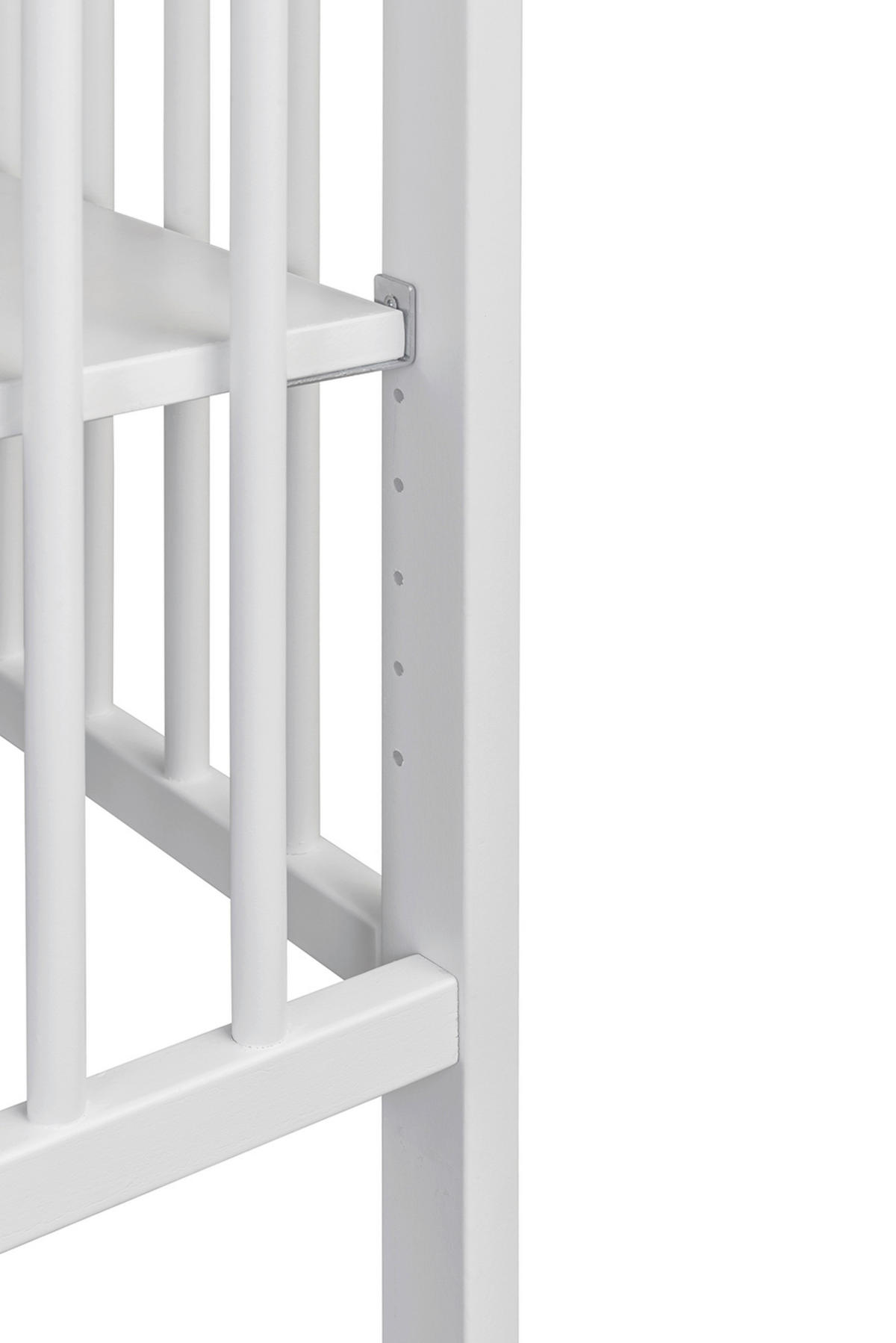 SIDOSÄNG NINA  85/48/83 cm  - vit, Basics, trä (85/48/83cm) - My Baby Lou