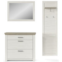 GARDEROBE 3-teilig  in 172/201/42,2 cm  - Eichefarben/Pinienfarben, Basics, Holzwerkstoff (172/201/42,2cm) - SetOne by Musterring