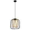 HÄNGLAMPA DICHTI 35/150 cm  - svart/guldfärgad, Basics, metall/plast (35/150cm) - Globo