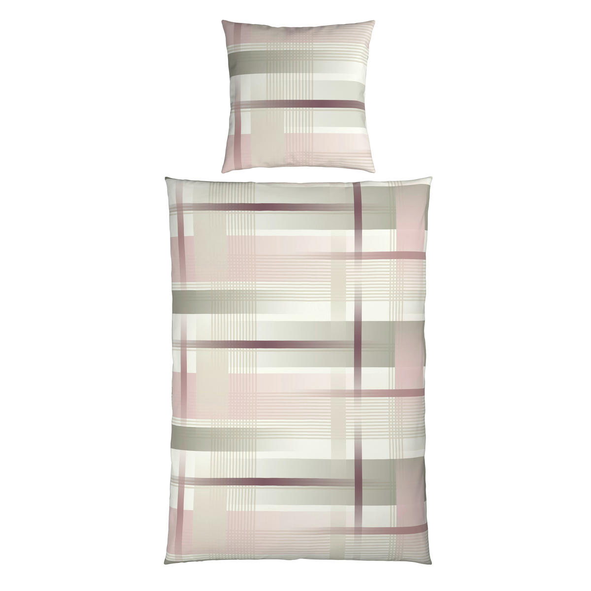 BETTWÄSCHE Flanell 135/200 cm  - Rosa, Textil (135/200cm) - Novel