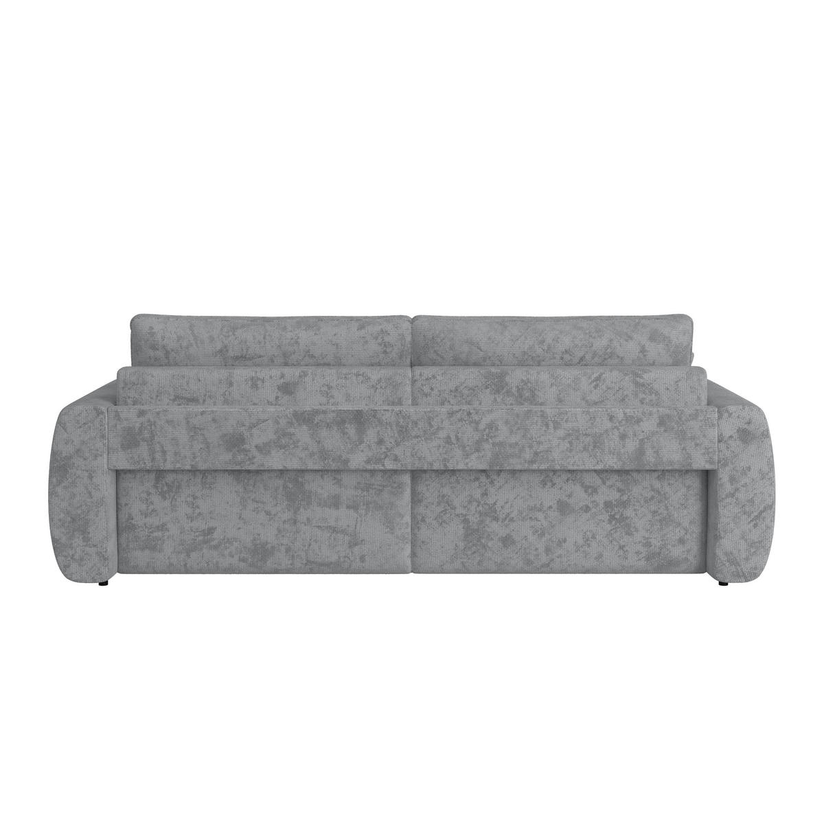 SCHLAFSOFA  mit Stoffauswahl Webstoff Grau  - Schwarz/Grau, MODERN, Holz/Textil (245/74-90/104cm) - MID.YOU