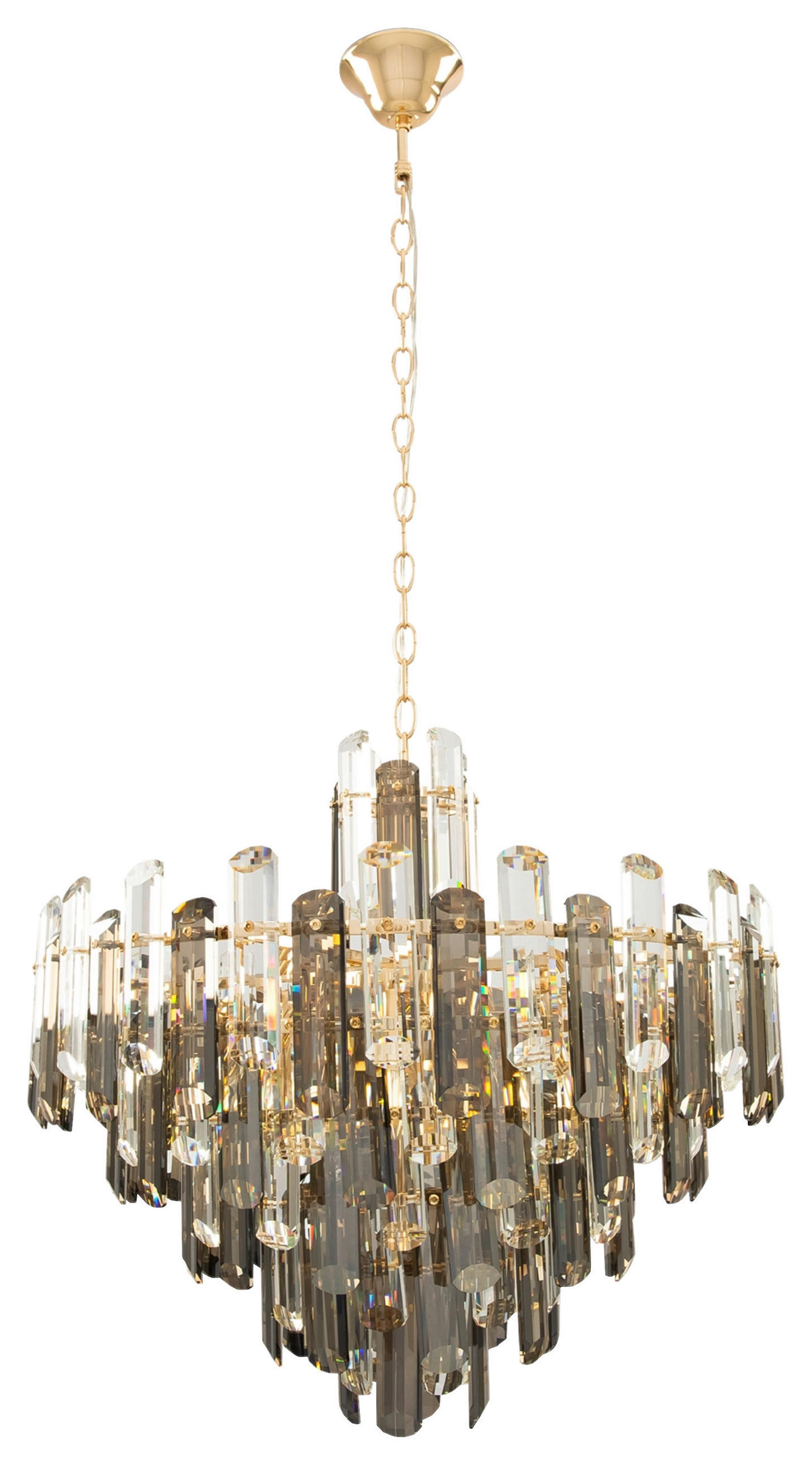 PENDELLEUCHTE 60,8/55,3/60,8 cm   - Goldfarben, Basics, Glas/Metall (60,8/55,3/60,8cm) - MAYTONI