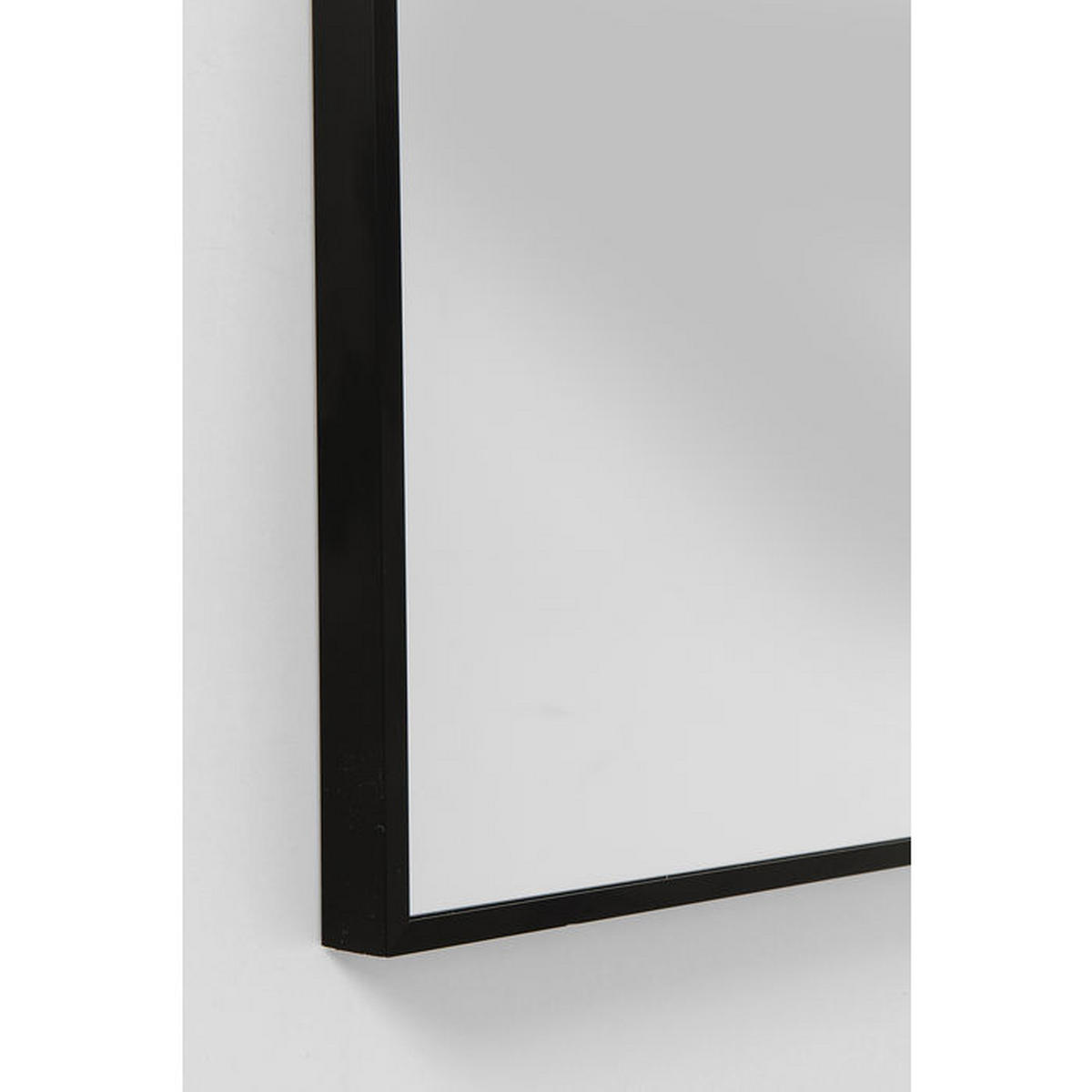 WANDSPIEGEL 30/130/3 cm    in rechteckig  - Schwarz, Design, Glas/Metall (30/130/3cm) - Kare-Design