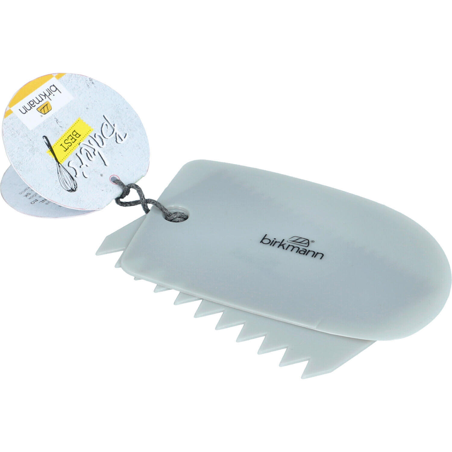 DEGSKRAPA - ljusgrå, Basics, textil (12/0,2/12,6cm) - Birkmann