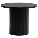 BEISTELLTISCH in Holz, Holzwerkstoff 50/50/40 cm  - Schwarz, Design, Holz/Holzwerkstoff (50/50/40cm) - Xora