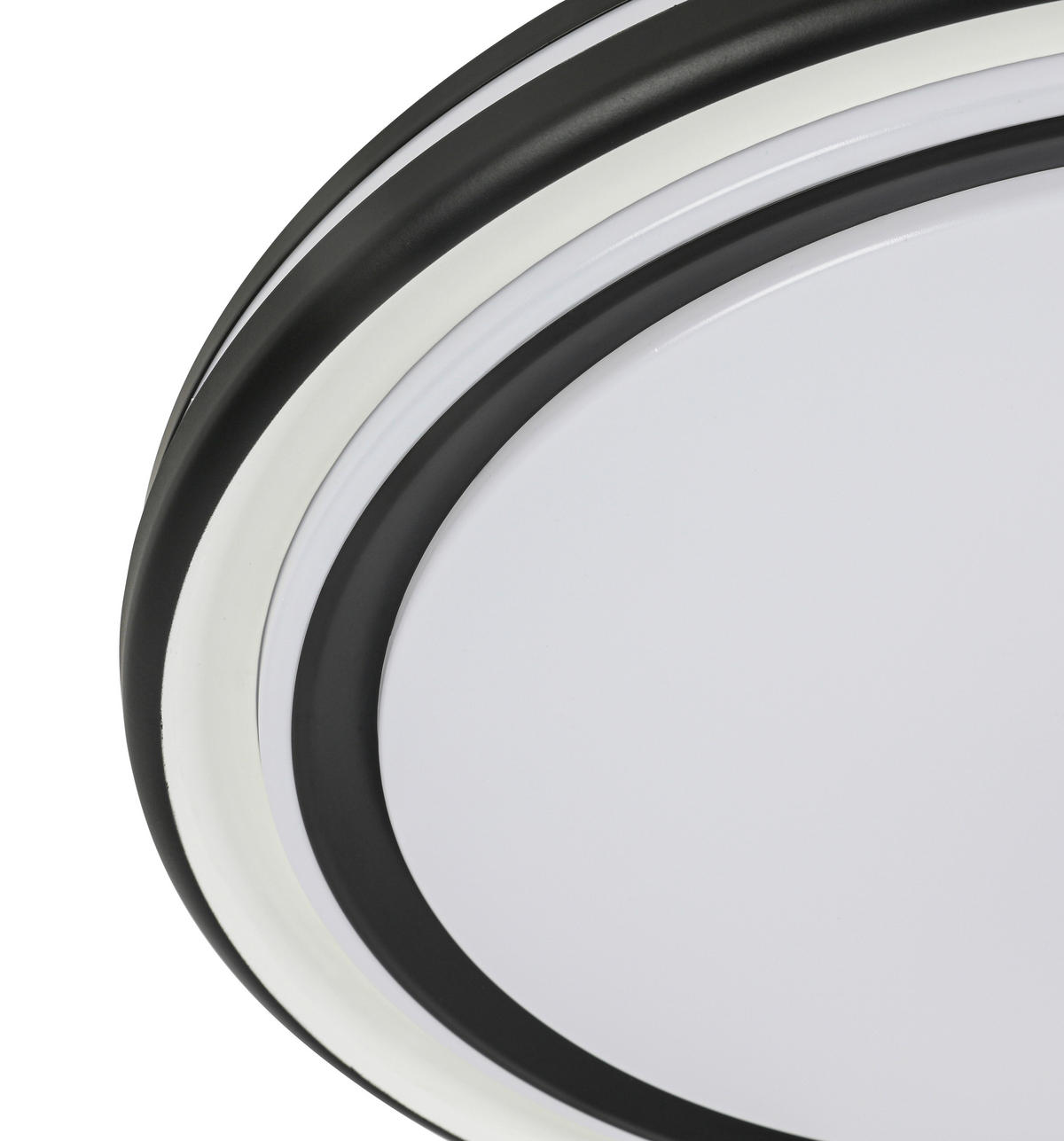 STROPNA LED-SVETILKA   48 W/5400 lm/3000-6500 K/220-240 V/ - črna/bela, Trend, kovina/umetna masa (49/6cm) - Novel