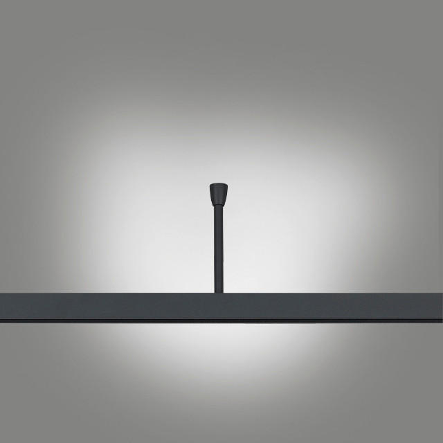 SCHIENENSYSTEM-ABHÄNGUNG - Schwarz, Basics, Metall (10cm) - Fischer & Honsel