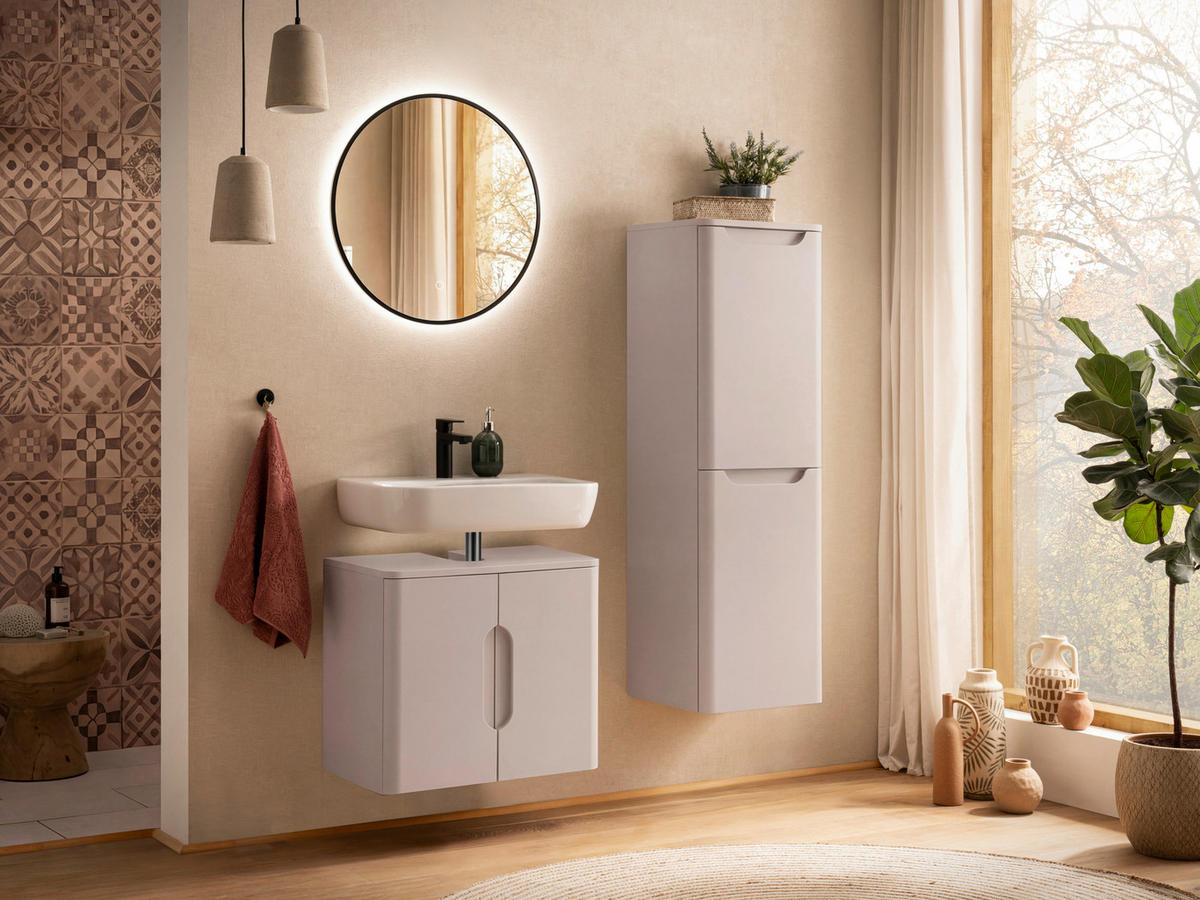 WASCHBECKENUNTERSCHRANK 61/53/35 cm  - Kaschmir, KONVENTIONELL, Holzwerkstoff (61/53/35cm) - Xora