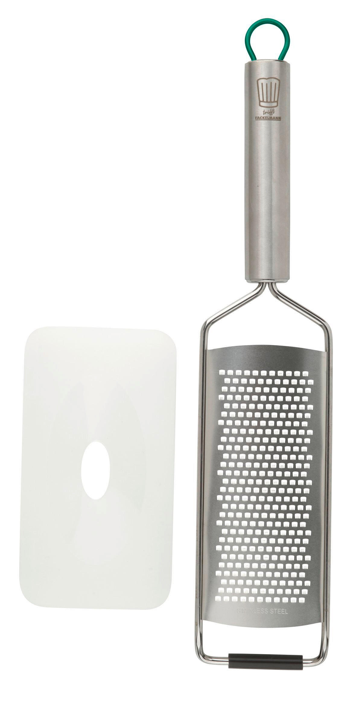 REIBE fein München  - Silberfarben/Grau, Basics, Metall (7,5/31,5cm) - Chefkoch+Fackelmann
