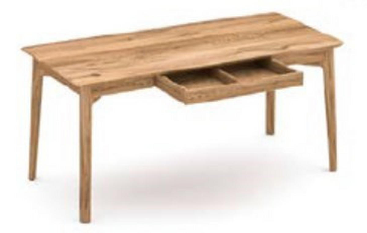 SKRIVBORD 140/65/75 cm  i ekfärgad  - ekfärgad, Natur, trä (140/65/75cm) - Linea Natura