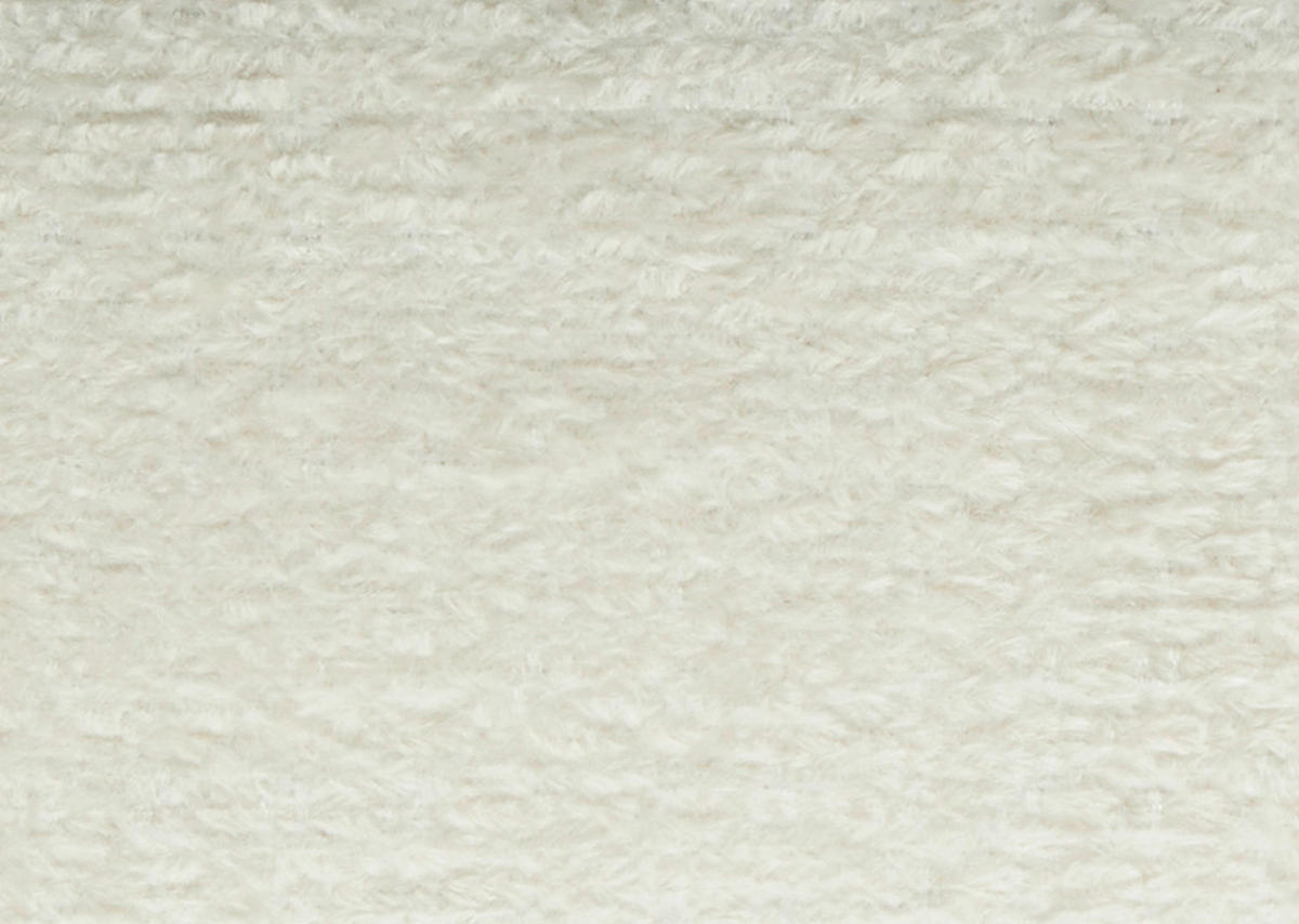 ECKSOFA in Chenille Creme  - Creme/Schwarz, Design, Textil/Metall (288/179-202cm) - Stylife