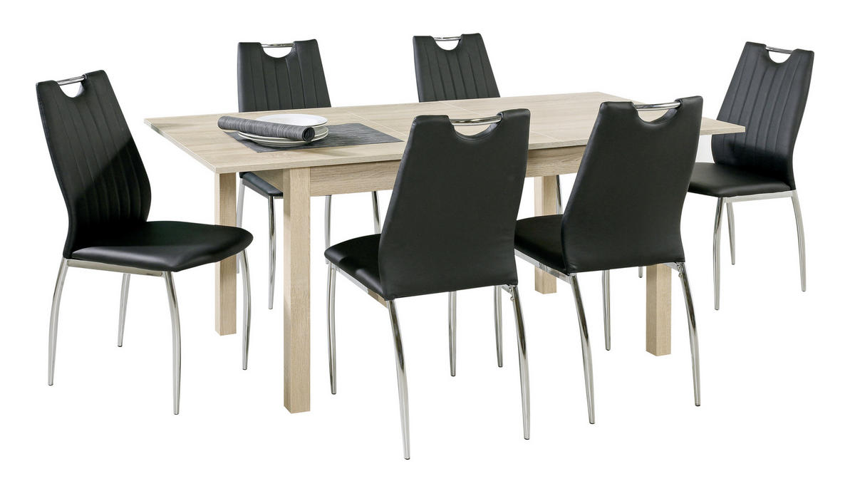 JÍDELNÍ STŮL, Sonoma dub, 140/80/76,5 cm - Sonoma dub, Design, kompozitní dřevo (140/80/76,5cm) - MID.YOU