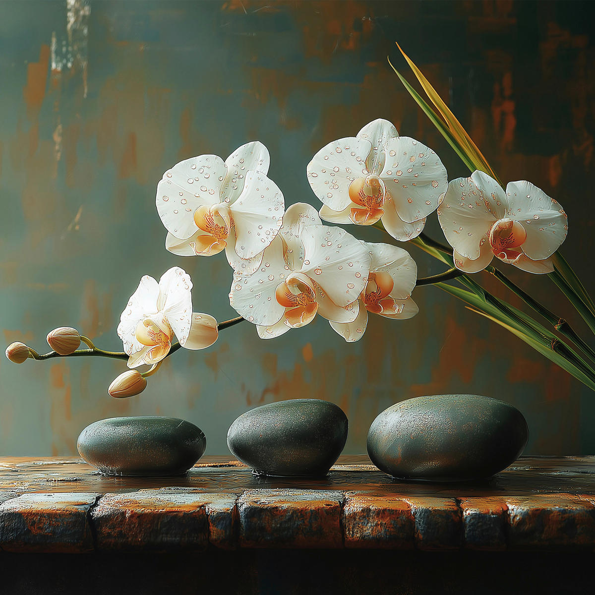 GLASBILD Zen  - Multicolor, Basics, Glas (30/90/1,40cm) - Euroart