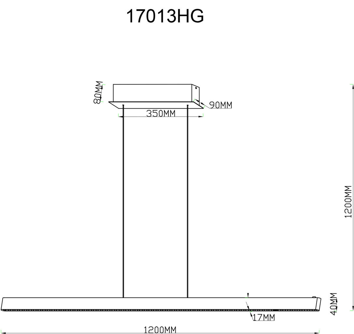 LED-HÄNGELEUCHTE 120/4/120 cm    - Schwarz/Kupferfarben, Konventionell, Metall (120/4/120cm) - Globo