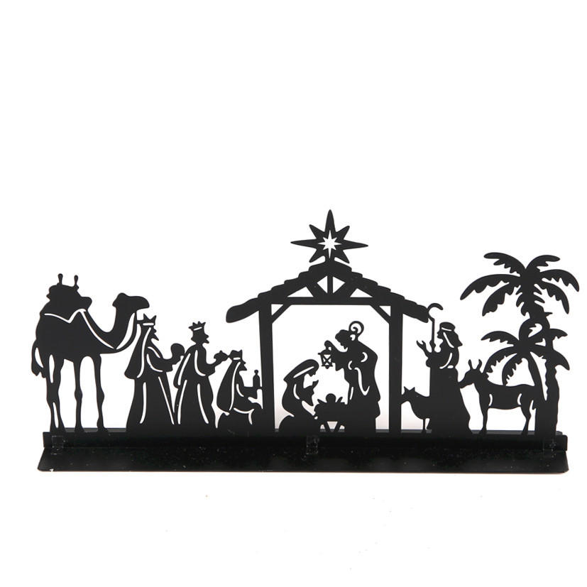 BILD orientalisch  - Schwarz, Basics, Metall (28/4,5/14cm) - X-Mas