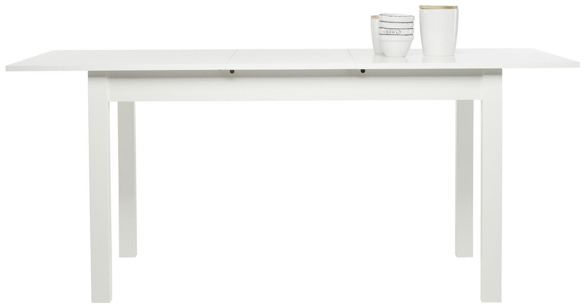 ESSTISCH in Holzwerkstoff 140/80/76,5 cm  - Weiss, Design, Holzwerkstoff (140/80/76,5cm) - MID.YOU