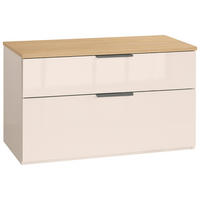 KLUPA ZA PREDSOBLJE  boje hrasta, kašmir  drvni materijal  - kašmir/boje hrasta, Design, drvni materijal/metal (83,1/53,7/35,3cm) - Carryhome