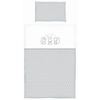 SET ZA DJEČJI KREVETIĆ  100/135 cm     - siva, Basics, tekstil (100/135cm) - Patinio