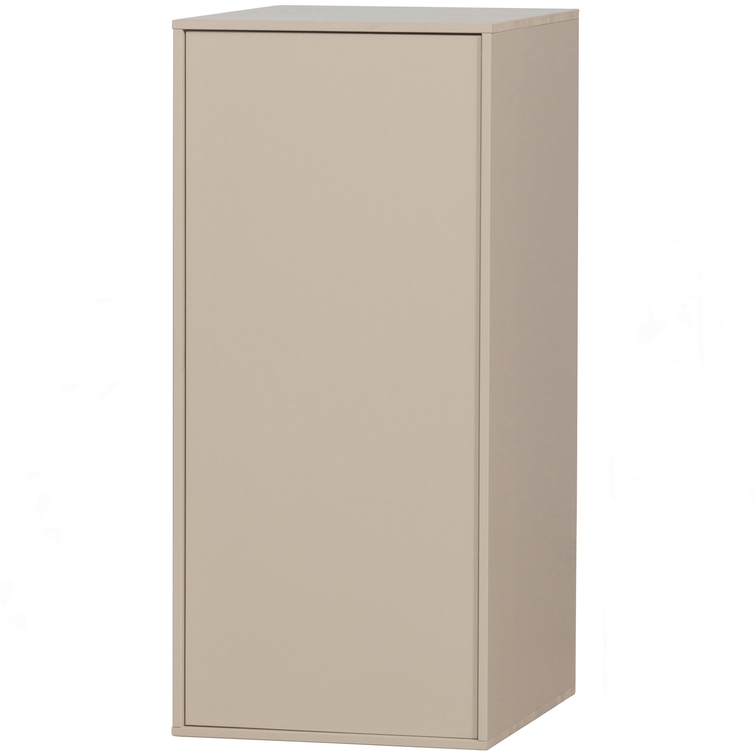 DREHTÜRENSCHRANK 50/110/58 cm,  in Grau, 1-türig  - Grau, Design, Holz (50/110/58cm) - Livetastic