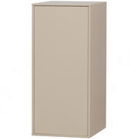 DREHTÜRENSCHRANK 50/110/58 cm,  in Grau, 1-türig  - Grau, Design, Holz (50/110/58cm) - Livetastic