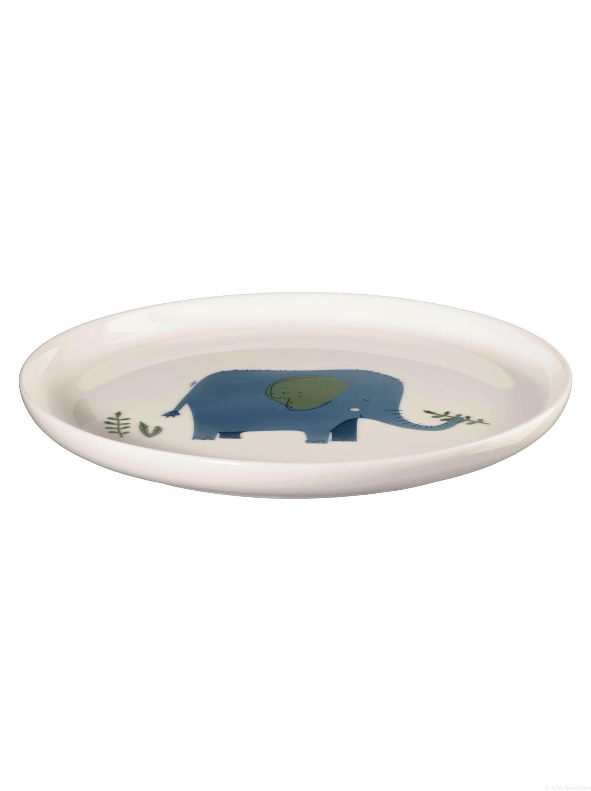 SADA DĚTSKÉHO NÁDOBÍ jemný kostní porcelán (fine bone china) keramika  - bílá/modrá, Basics, keramika - ASA