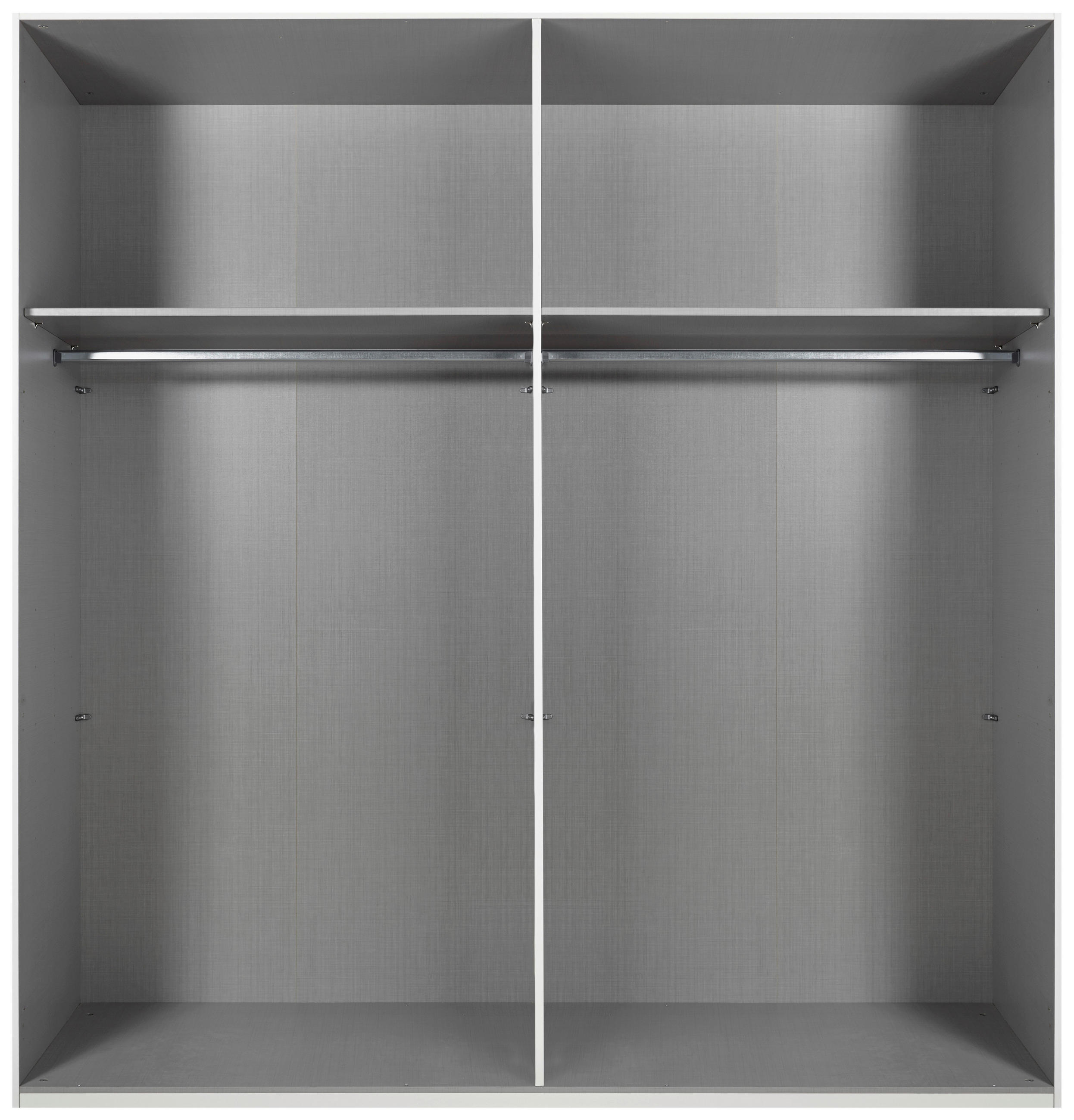 SCHWEBETÜRENSCHRANK 200/218/65 cm 2-türig Graphitfarben, Eichefarben  - Eichefarben/Schwarz, KONVENTIONELL, Holzwerkstoff/Metall (200/218/65cm) - MID.YOU