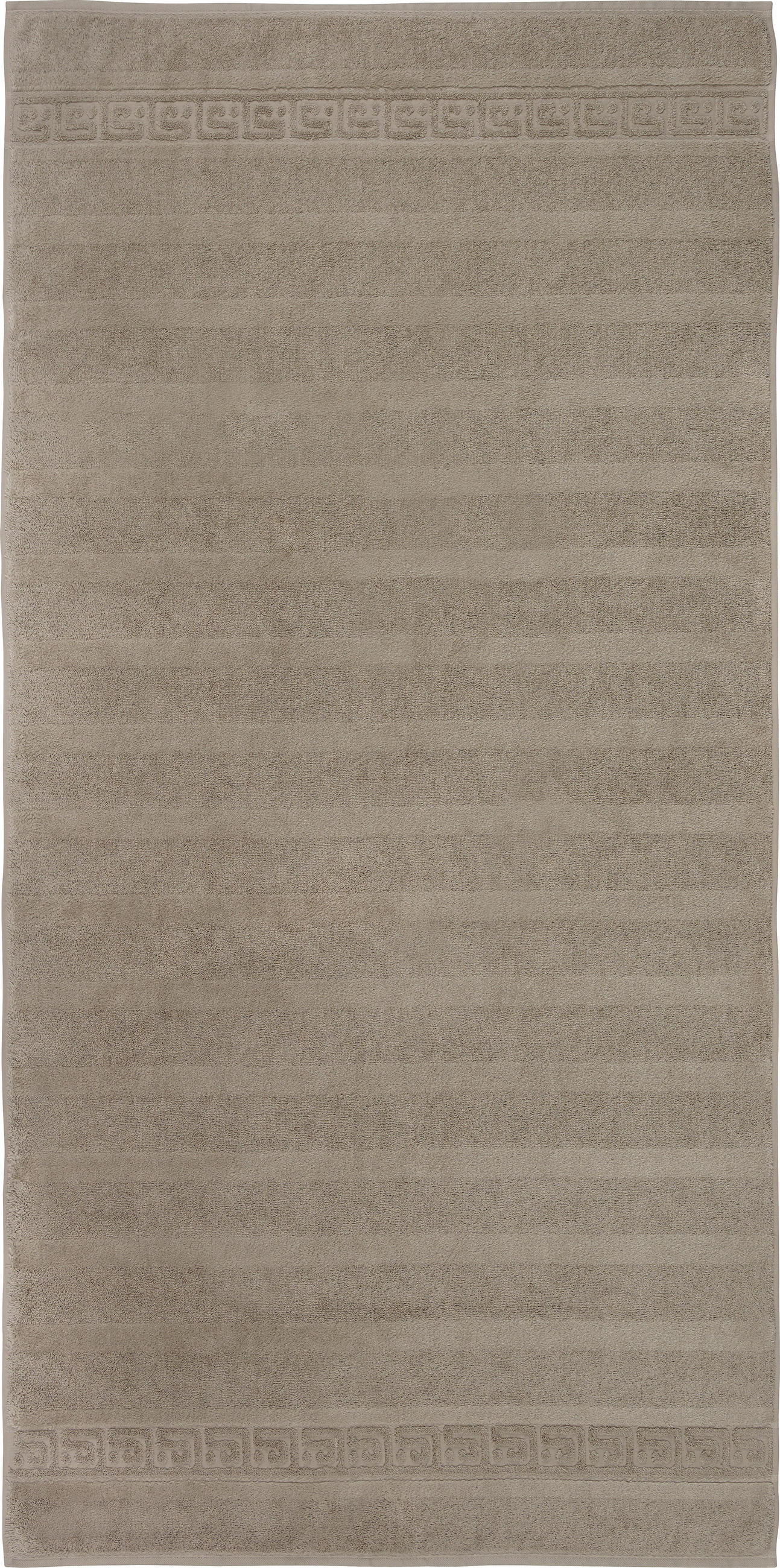 DUSCHTUCH Noblesse Uni  - Sandfarben, Basics, Textil (80/160cm) - Cawoe