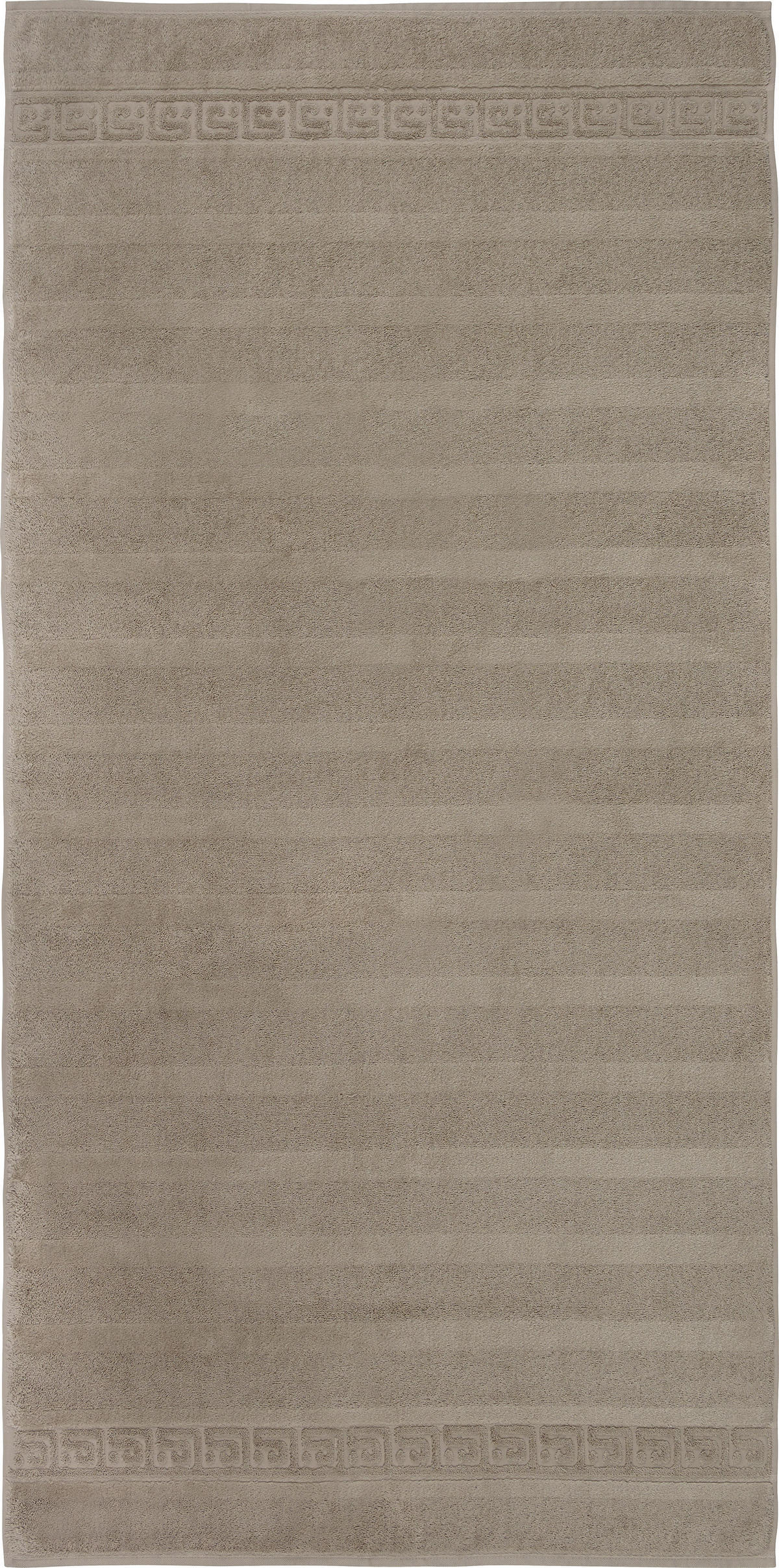 DUSCHTUCH Noblesse Uni  - Sandfarben, Basics, Textil (80/160cm) - Cawoe