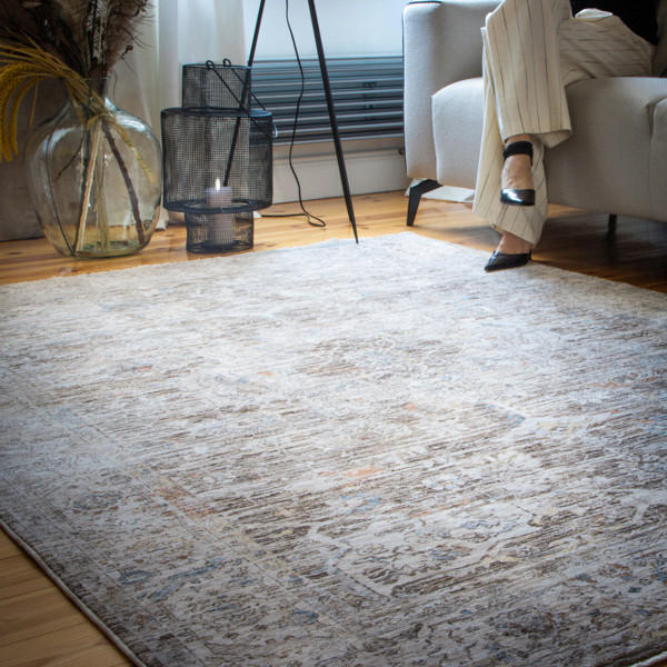 VINTAGE-TEPPICH 80/150 cm My Everest Cappuccino  - Cappuccino, Basics, Textil (80/150cm) - Obsession