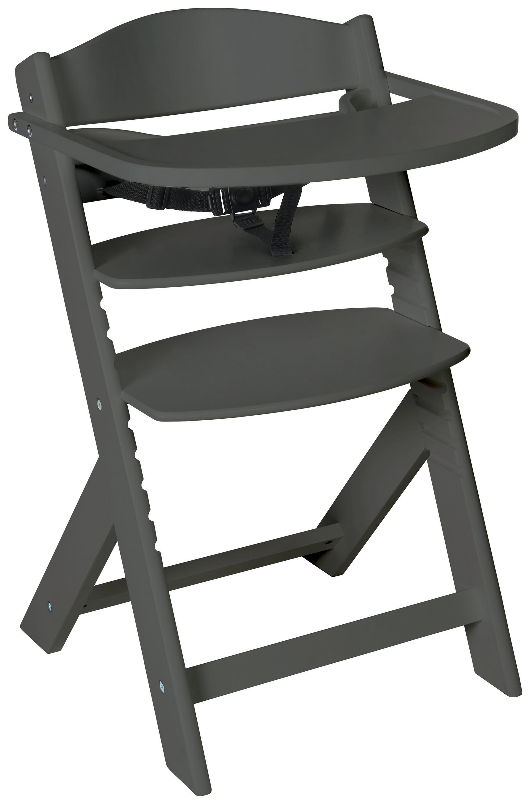 My Baby Lou VYSOKÁ ŽIDLE, buk, tmavě šedá