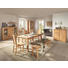 KOMMODE Kernbuche furniert, massiv Buchefarben - Chromfarben/Buchefarben, Design, Holz/Metall (98/103,9/40cm) - Carryhome