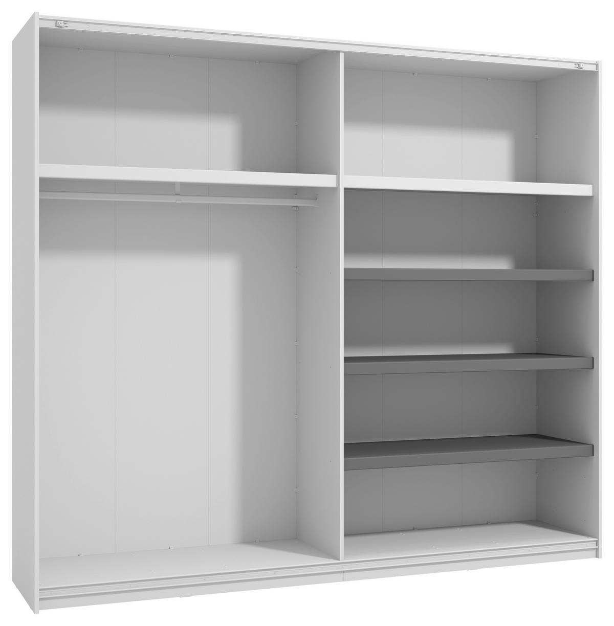 EINLEGEBODEN 120/5/46,5 cm  - Grau, MODERN, Holzwerkstoff (120/5/46,5cm) - MID.YOU