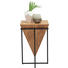BEISTELLTISCH in Holz, Metall 31/31/45 cm - Schwarz/Naturfarben, Trend, Holz/Metall (31/31/45cm) - Ambia Home BEISTELLTISCH in Holz, Metall 31/31/45 cm - Schwarz/Naturfarben, Trend, Holz/Metall (31/31/45cm) - Ambia Home
