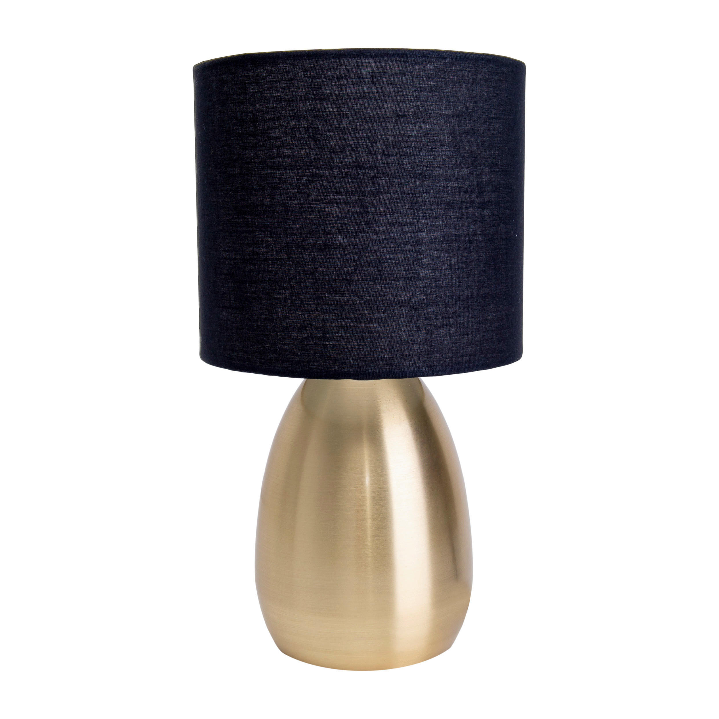 TISCHLEUCHTE Aurum 17,5/33 cm   - Goldfarben/Schwarz, Design, Textil/Metall (17,5/33cm) - Näve