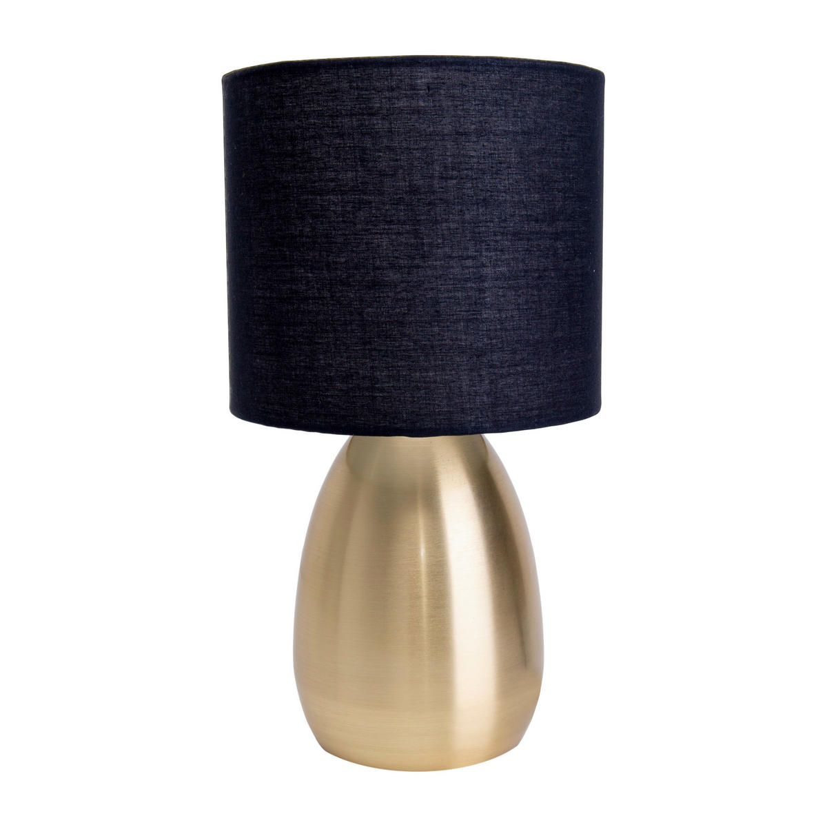 TISCHLEUCHTE Aurum 17,5/33 cm   - Goldfarben/Schwarz, Design, Textil/Metall (17,5/33cm) - Näve