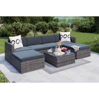 LOUNGEGARNITUR   67/64/75 cm  - Grau, Modern, Metall (67/64/75cm) - Ambia Garden