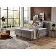 BOXSPRINGBETT 180/200 cm  in Hellgrau  - Hellgrau/Schwarz, KONVENTIONELL, Kunststoff/Textil (180/200cm) - Carryhome